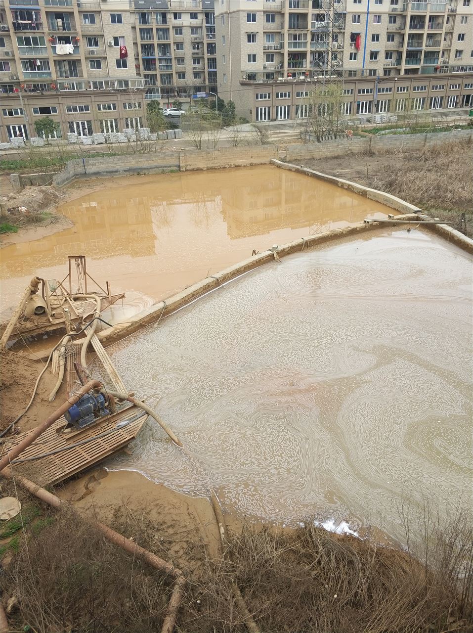 烈山沉淀池淤泥清理-厂区废水池淤泥清淤