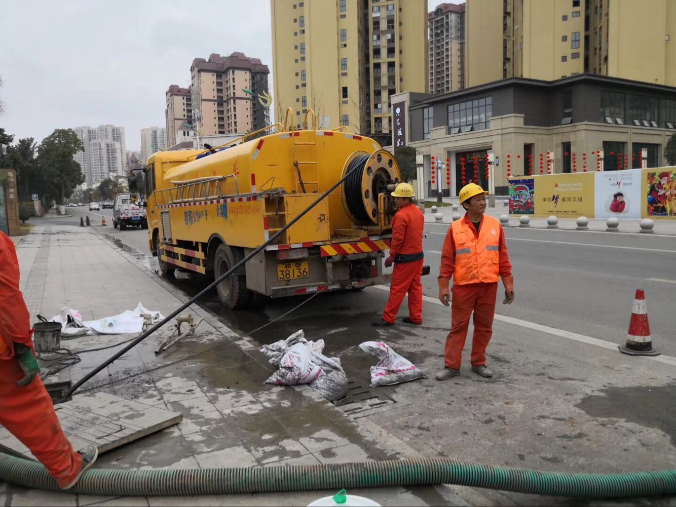 烈山排污管道清淤-管道清洗